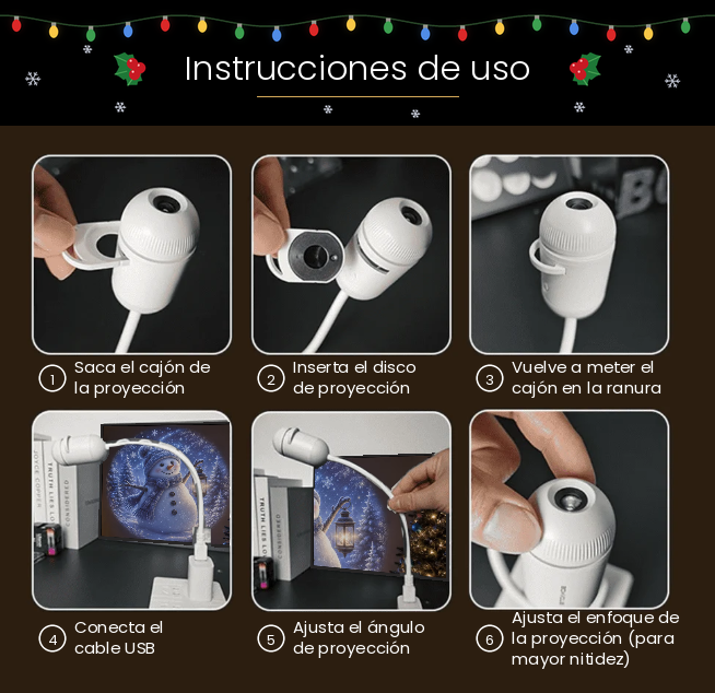 Proyector de Navidad