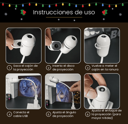 Proyector de Navidad